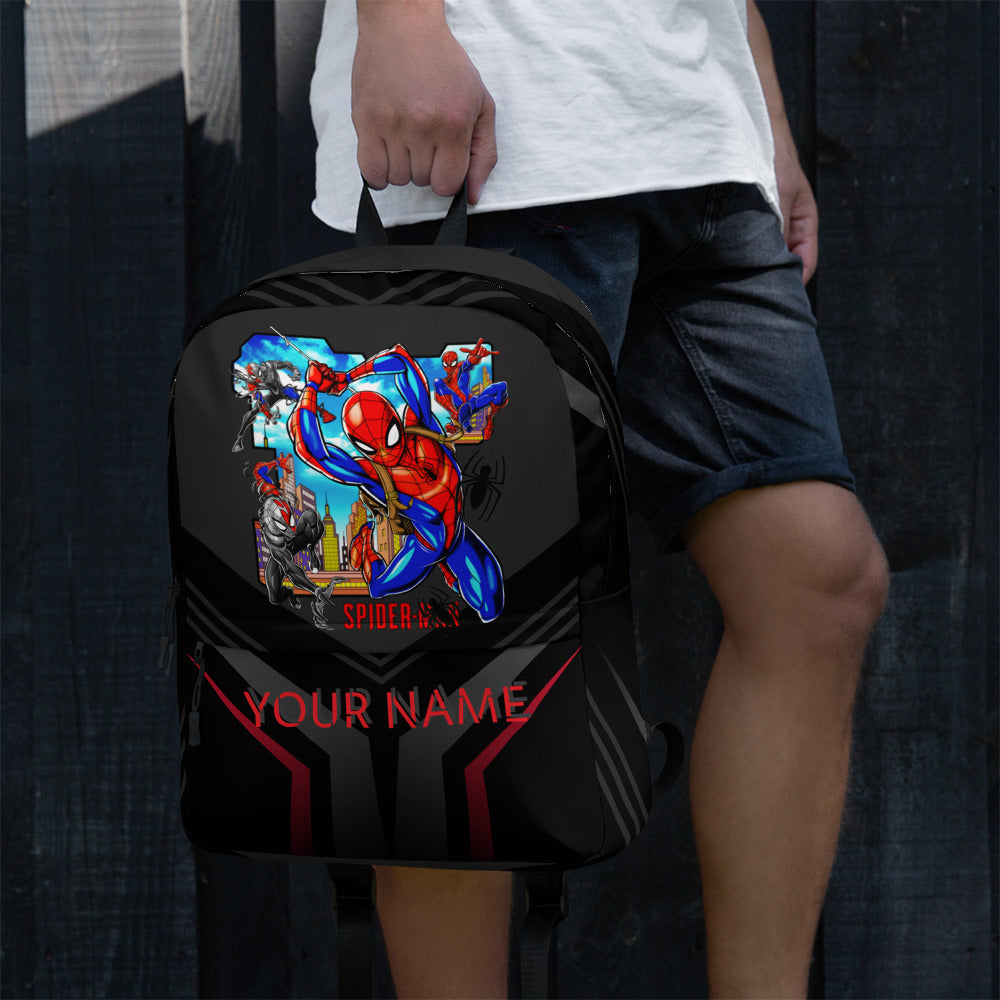 Personalization Spiderman Backpack