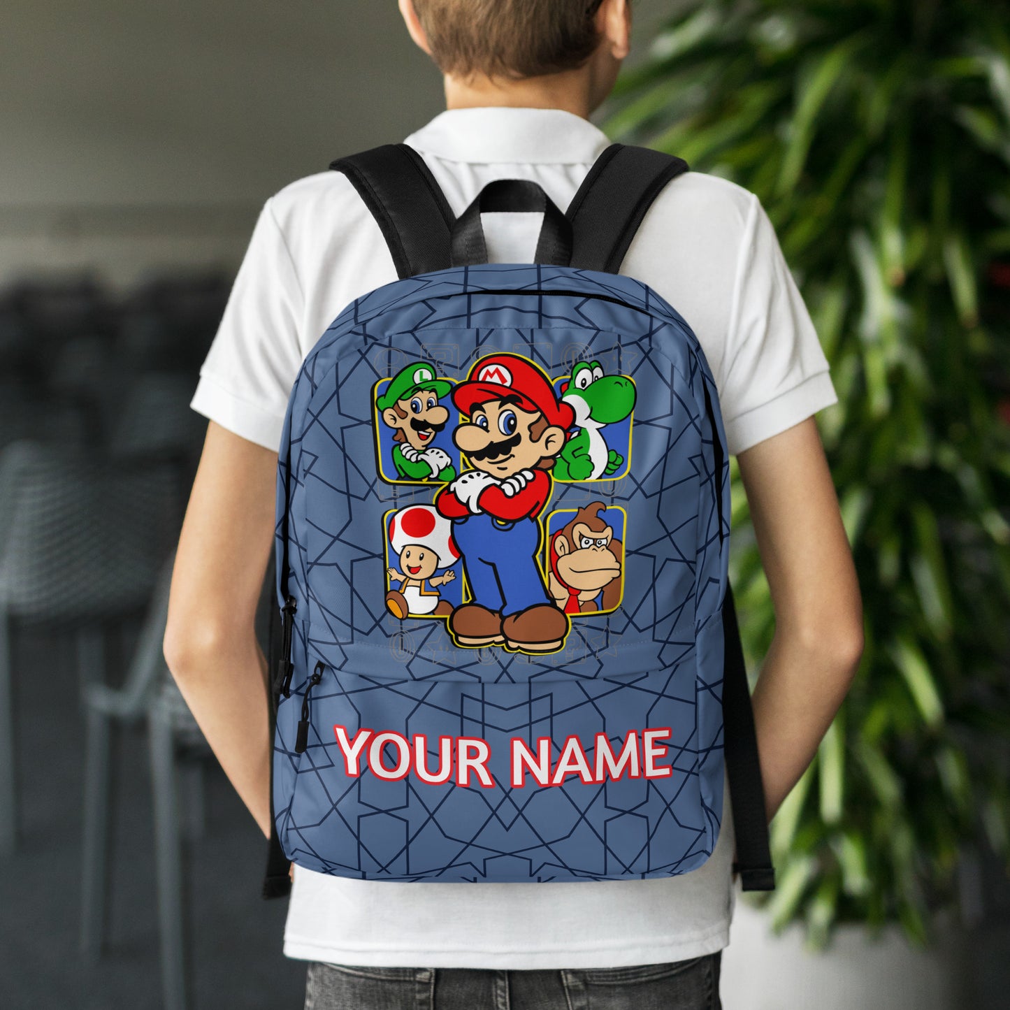 Personalization Mario Backpack