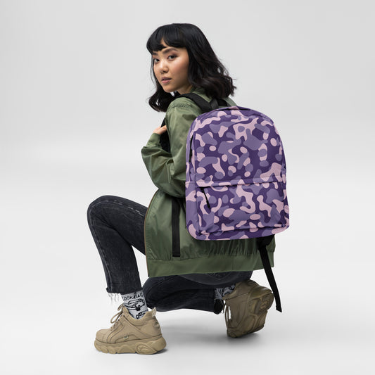 Purple Camo Backpack