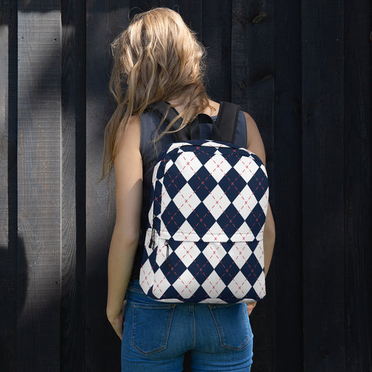 Checkered Backpack