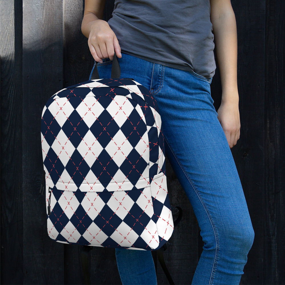 Checkered Backpack