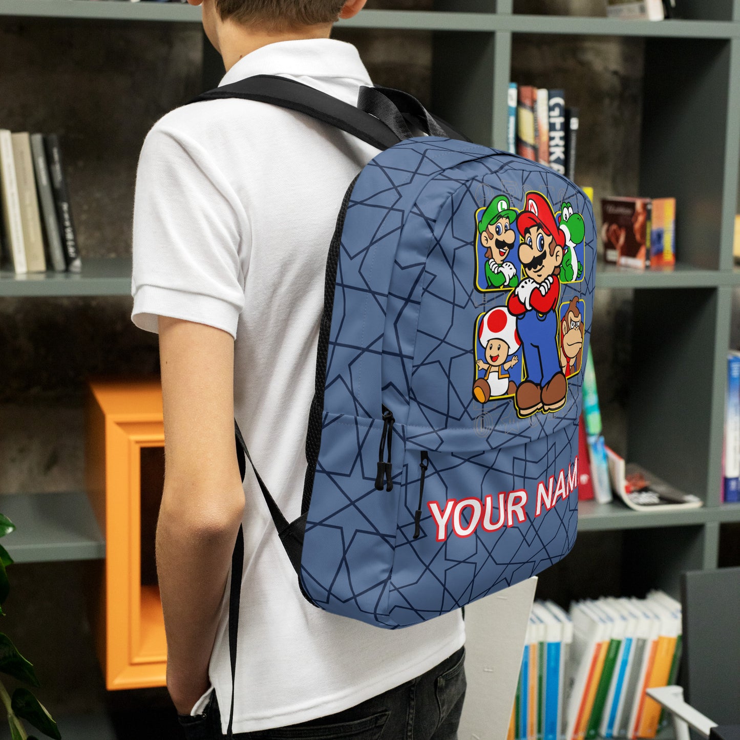 Personalization Mario Backpack