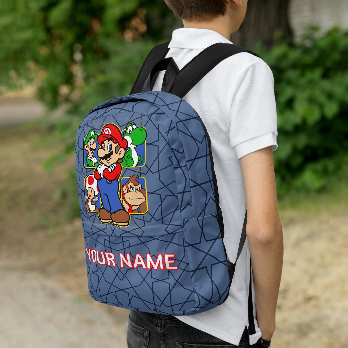 Personalization Mario Backpack