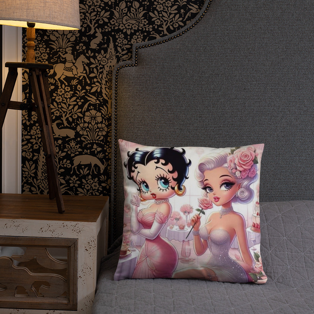 Ladies in Pink Pillow