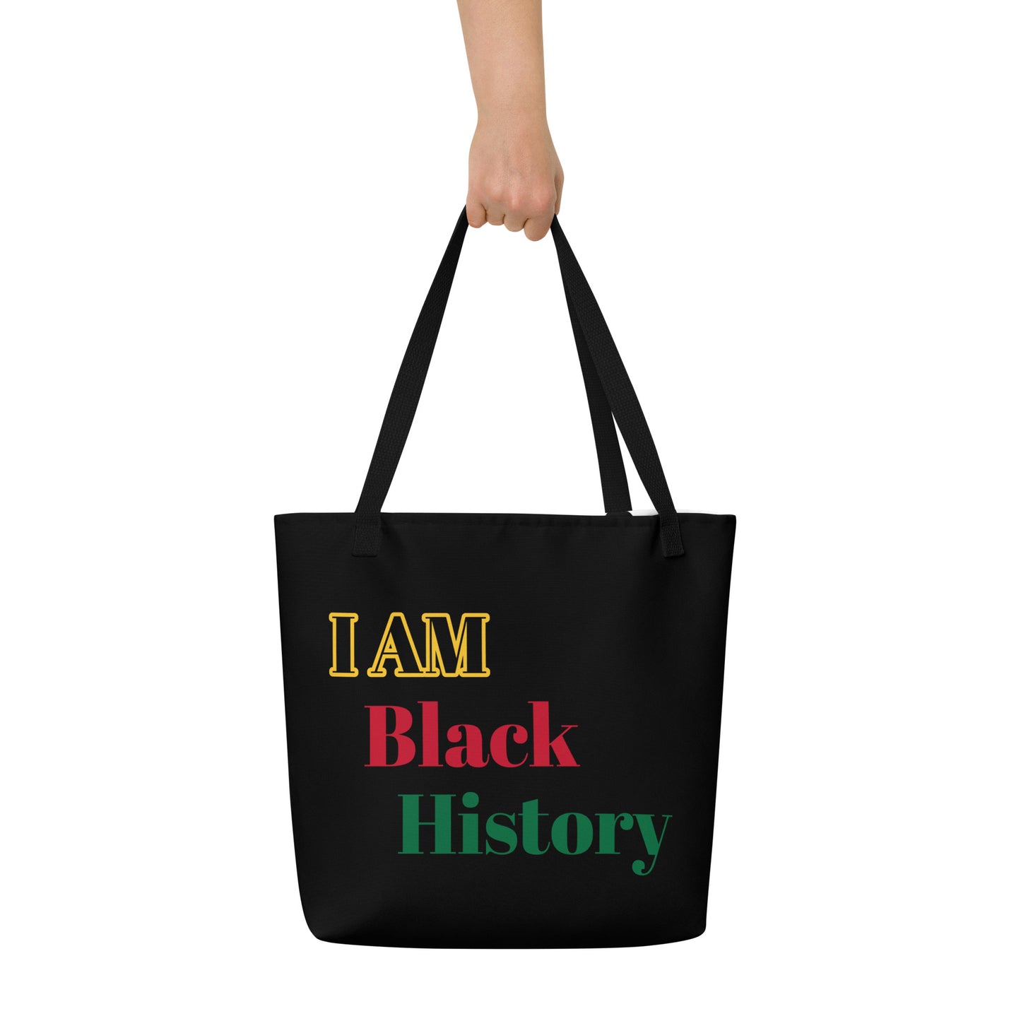 I AM BH Large Tote Bag