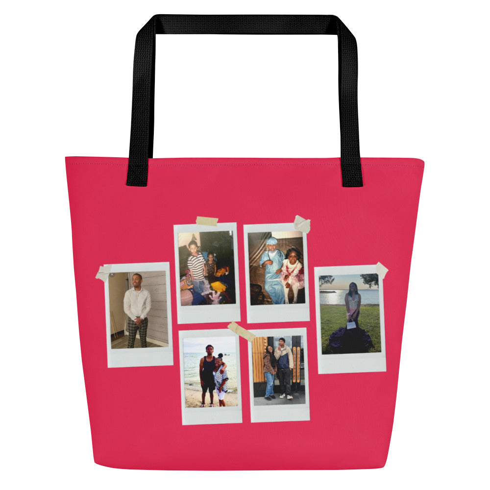 Customized Memory Large Tote Bag