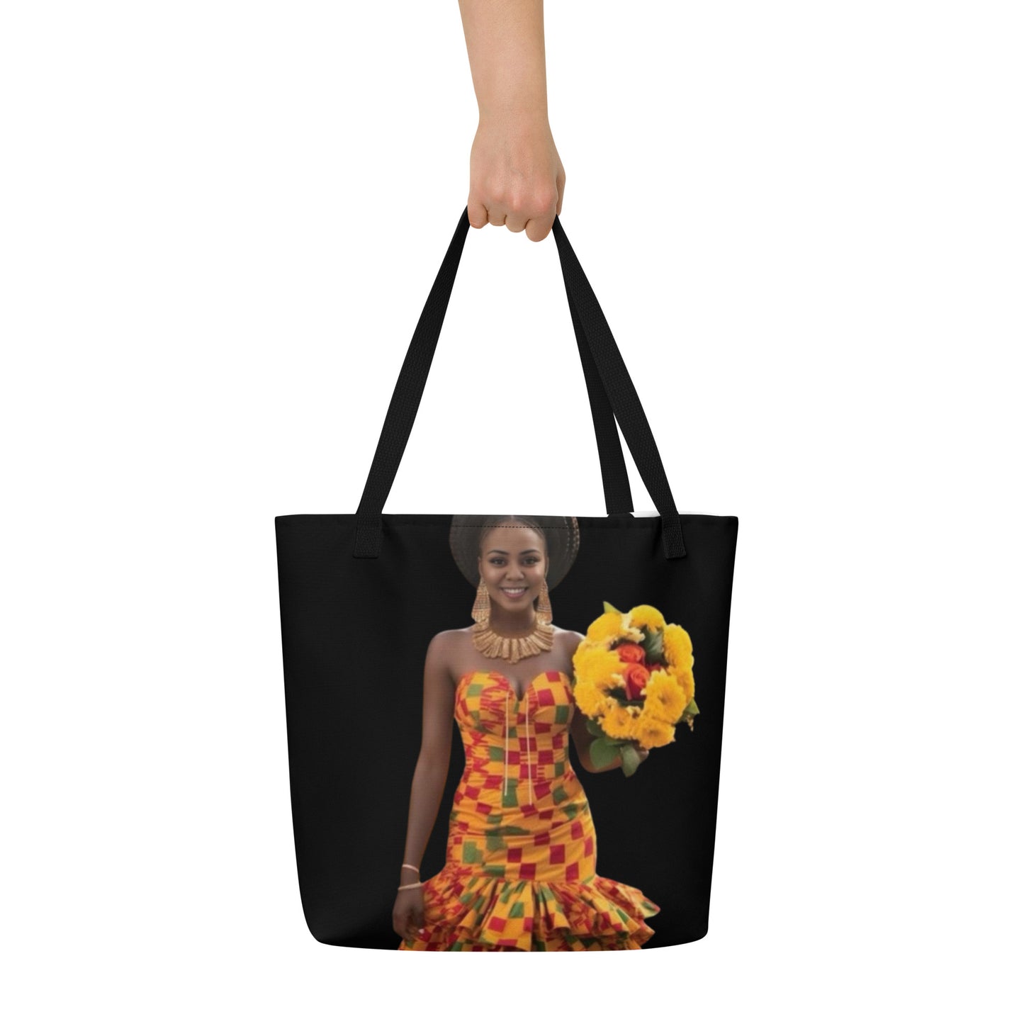 I AM BH Large Tote Bag