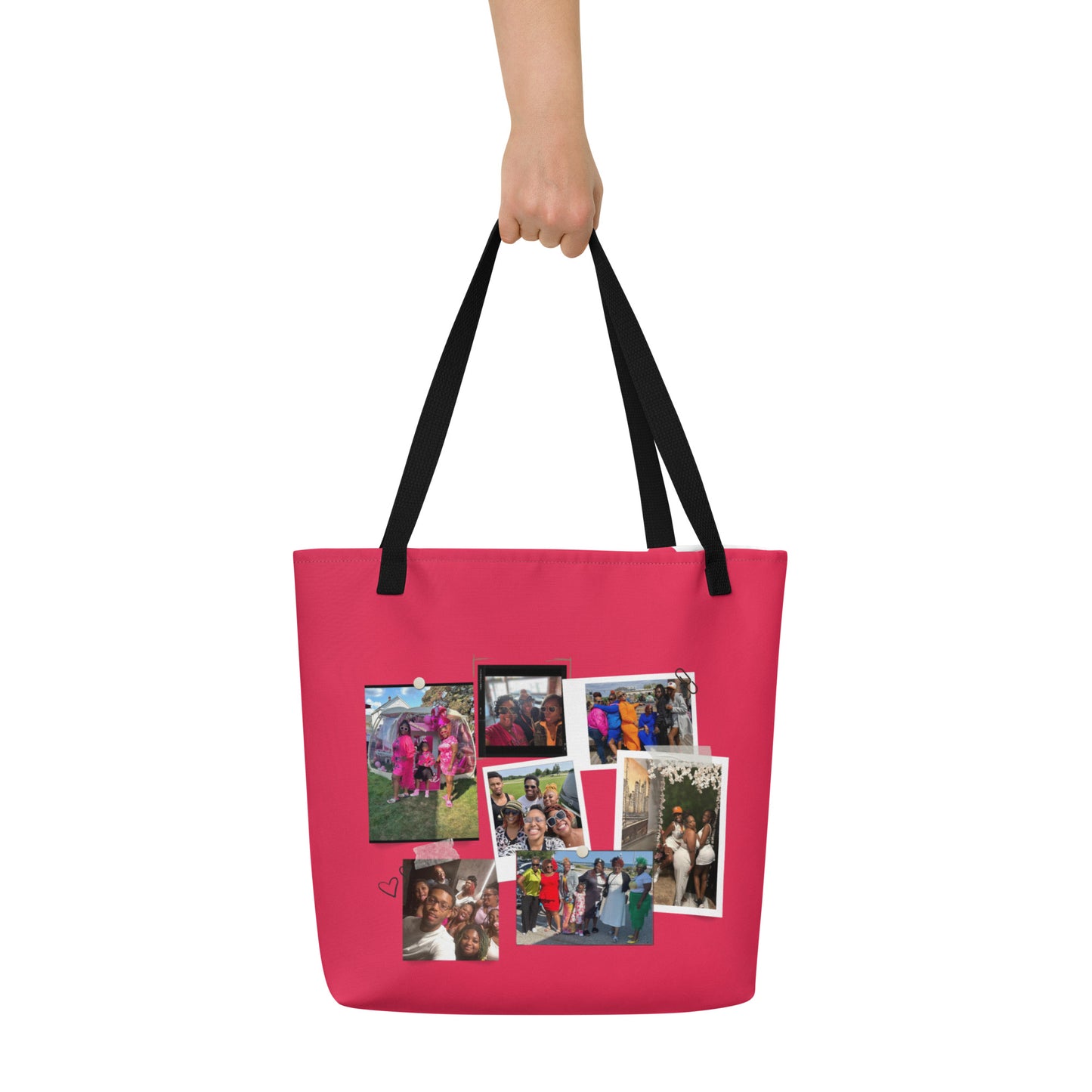 Customized Memory Large Tote Bag