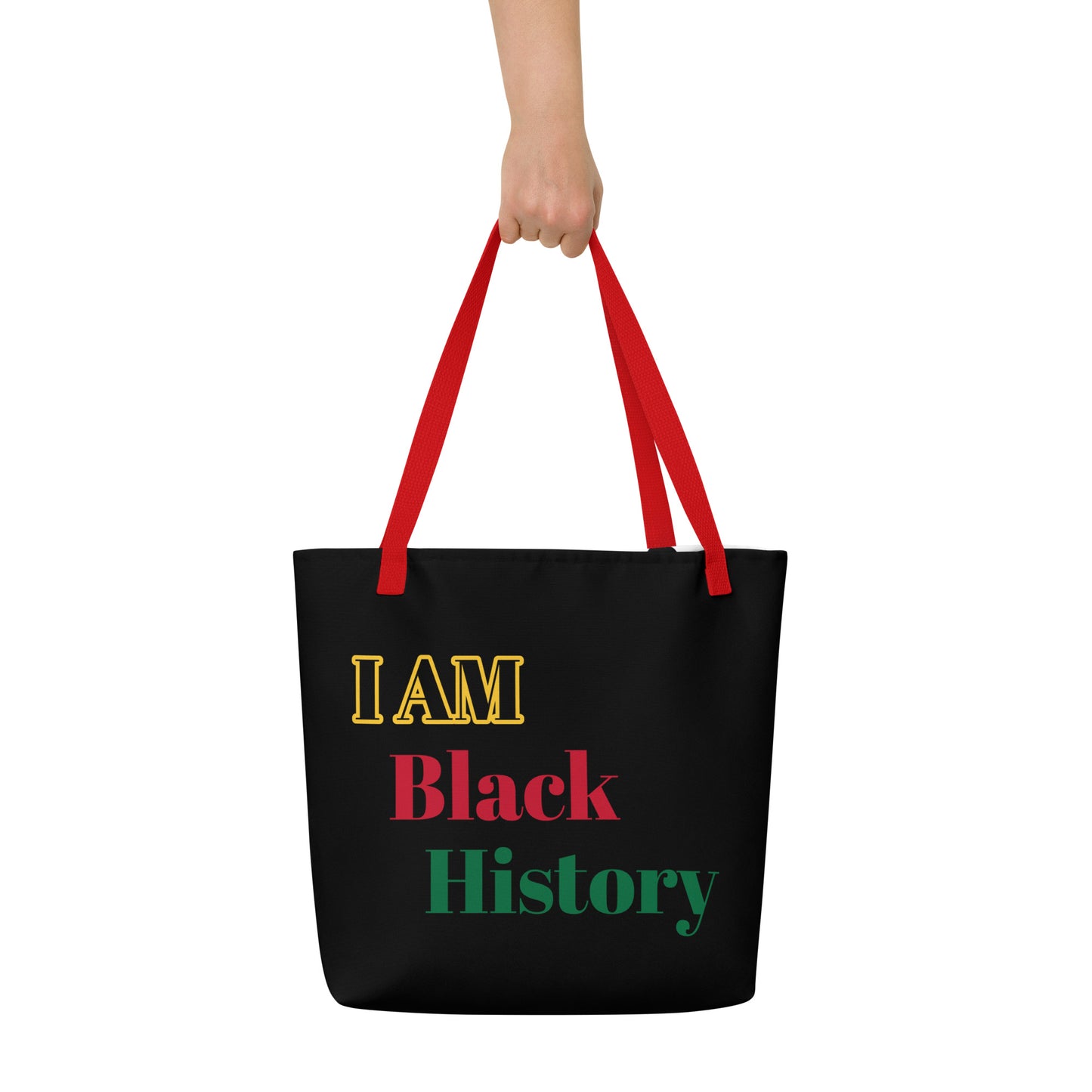 I AM BH Large Tote Bag