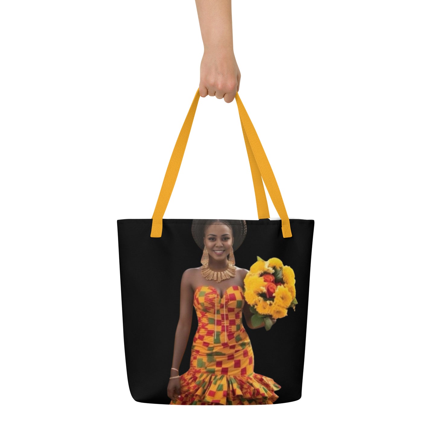 I AM BH Large Tote Bag