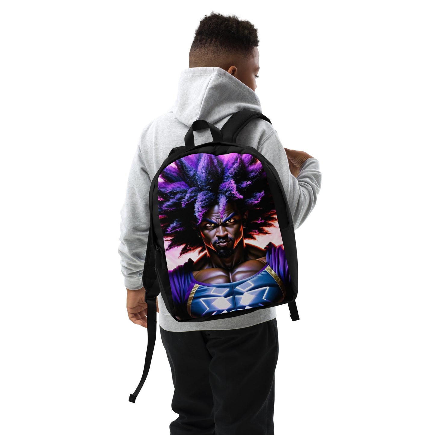 Afro DBZ Backpack Purple