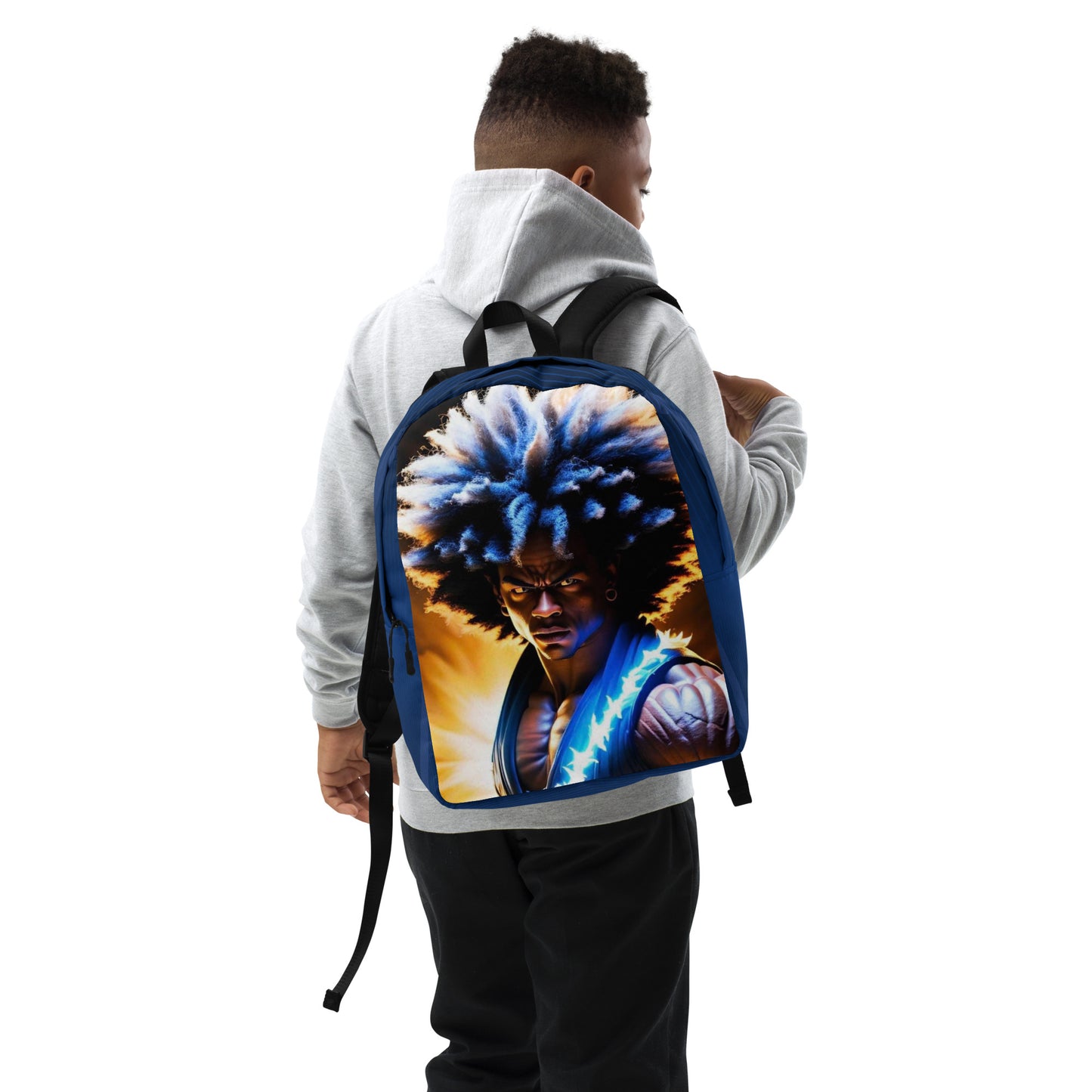 Afro DBZ Backpack Blue