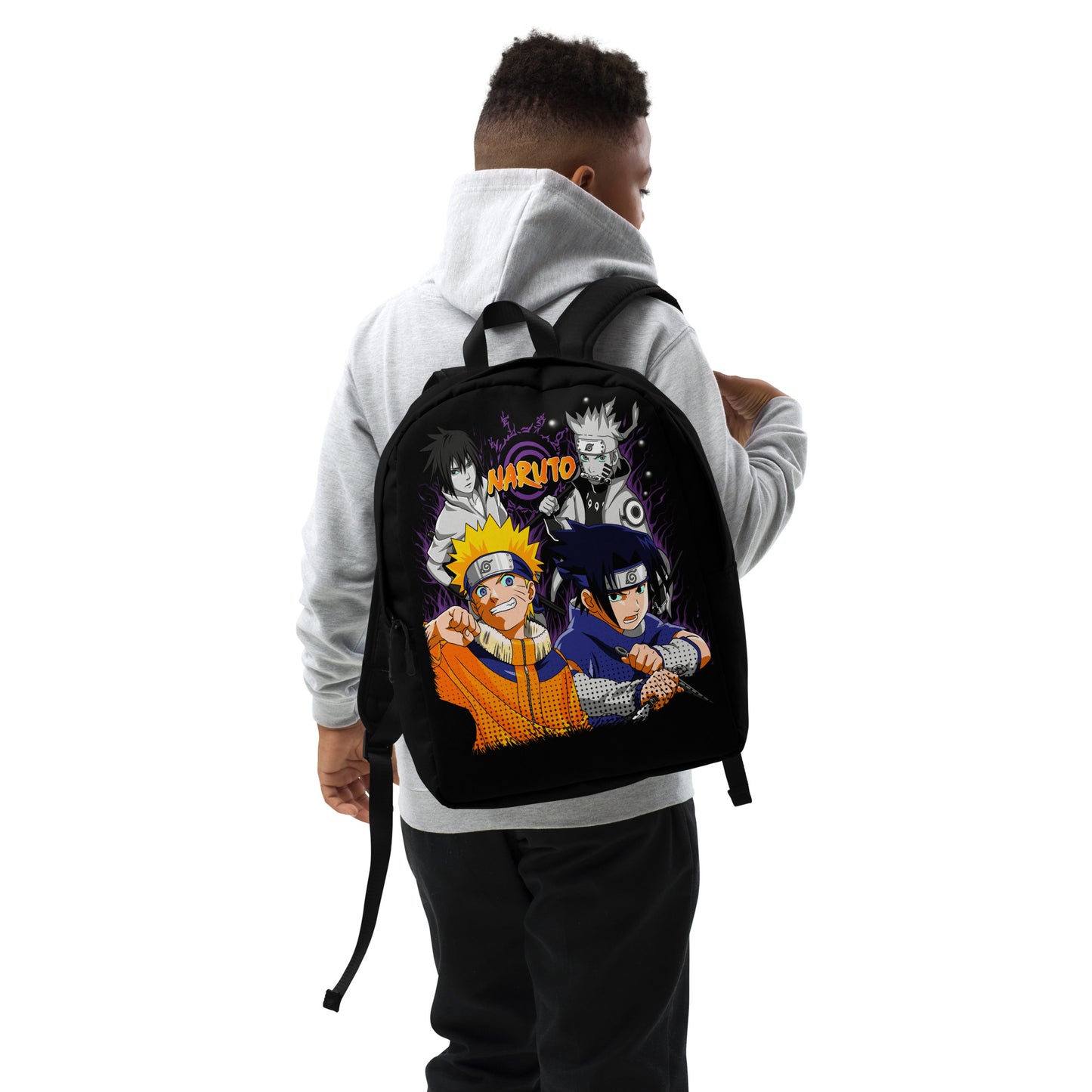 Black/Purple Naruto Backpack