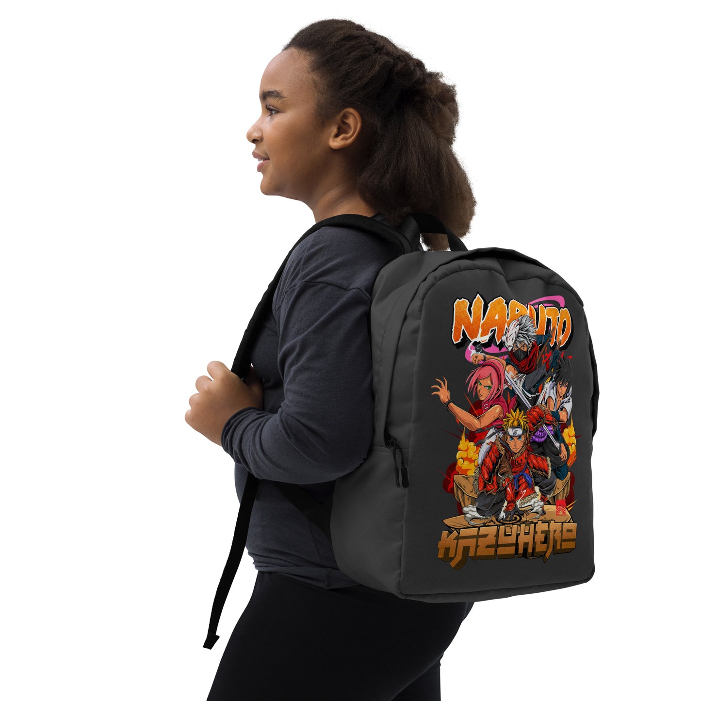 Grey Naruto Backpack