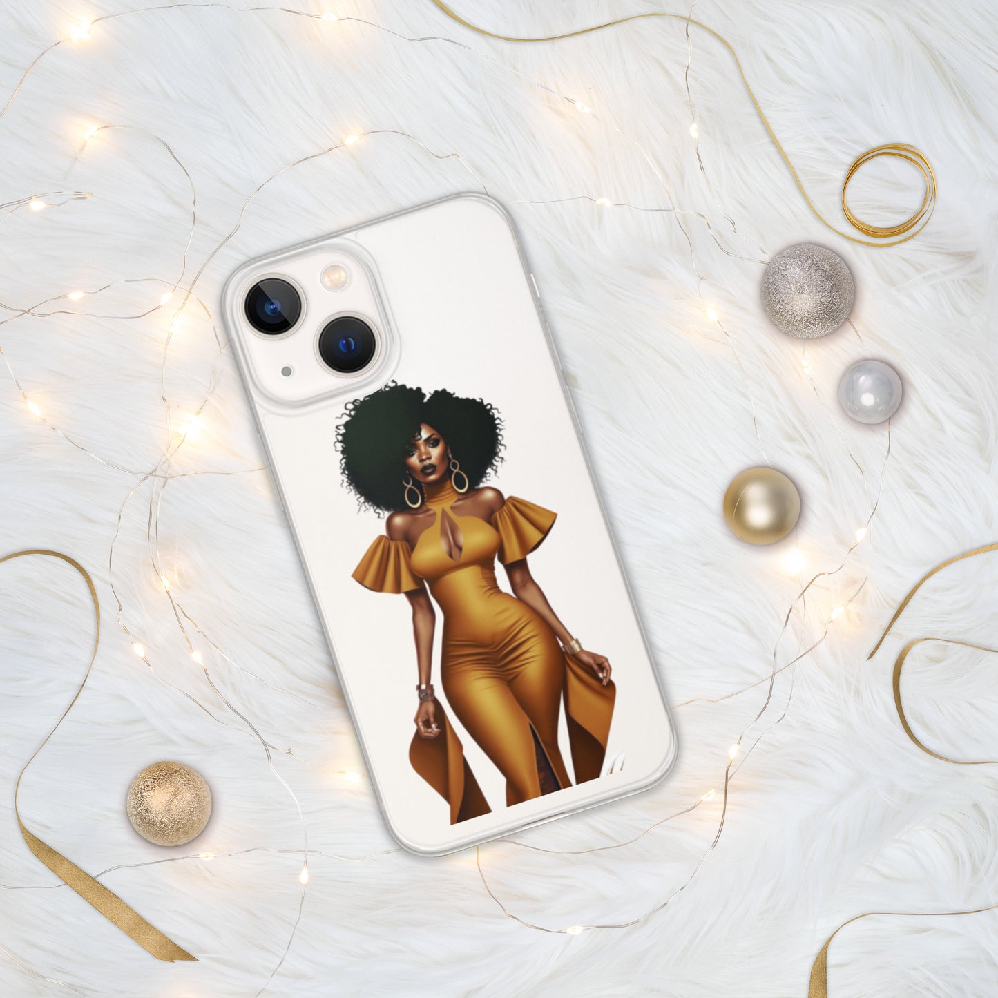 Bold in Gold Clear Case for iPhone®