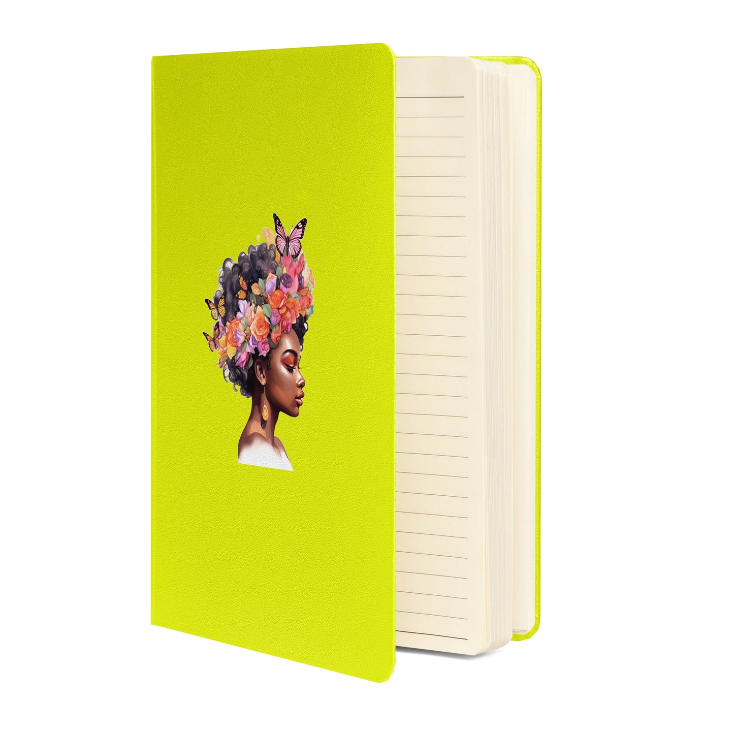 Halo Butterfly Hardcover bound notebook