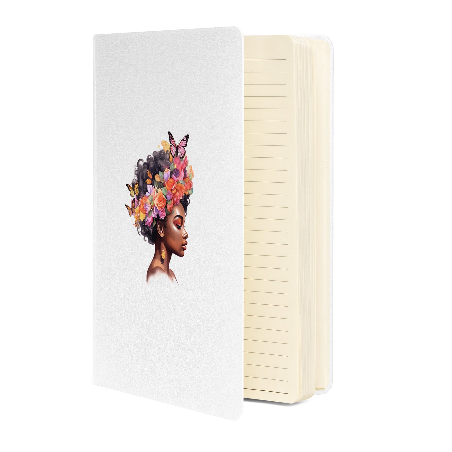 Halo Butterfly Hardcover bound notebook