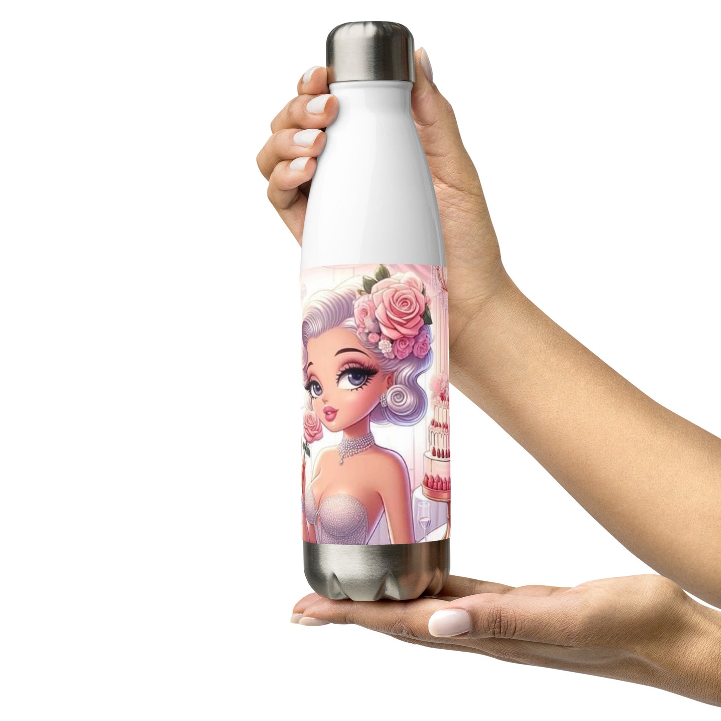 Ladies in Pink water bottle