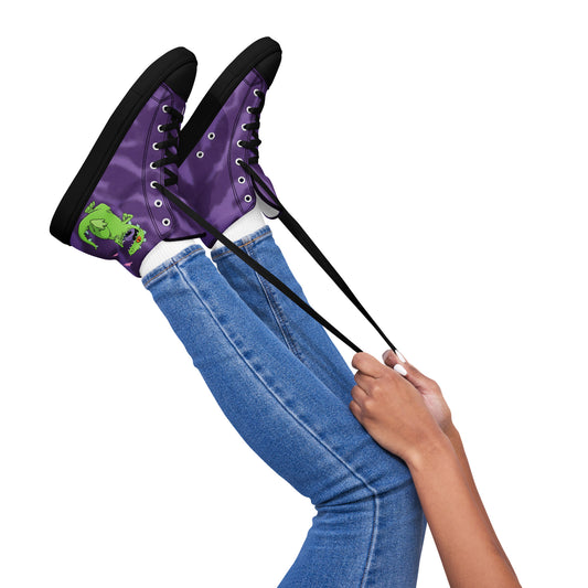 Purple Reptar Women's high top shoes